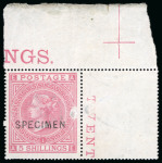 Stamp of Great Britain » 1855-1900 Surface Printed » 1867-83 High Values 1867-83 5/- rose a fine mint NH example from the upper