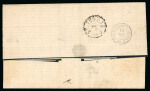 Stamp of Venezuela » Maritime Postal History » Incoming Mail 1871 (May 16), Entire from Santander sent to Carúpano