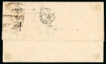 Stamp of Venezuela » Maritime Postal History » Incoming Mail 1874 (March 14), Entire sent from Bordeaux to Caracas