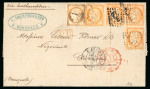 Stamp of Venezuela » Maritime Postal History » Incoming Mail 1874 (March 14), Entire sent from Bordeaux to Caracas