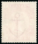 Stamp of Great Britain » 1855-1900 Surface Printed » 1883-84 & 1888 High Values 1883-84 5/- rose, BH, very fine mint NH, a wonderfully