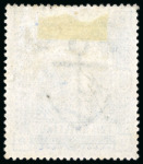 Stamp of Great Britain » 1855-1900 Surface Printed » 1883-84 & 1888 High Values 1883-84 10/-ultramarine, JB, large part OG, showing