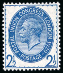 Stamp of Great Britain » King George V » 1924-36 Issues 1929 PUC 2 1/2d., variety watermark inverted, mint