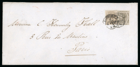 Stamp of Great Britain » 1854-1900 Postal History of the Perforated Line Engraved and Surface Printed Issues 1883 (May 8) The London Banking Association envelope