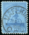 Stamp of South Africa » Mafeking 1900 Goodyear 1d pale blue on blue, used with central