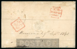 Stamp of Great Britain » 1840 Mulreadys & Caricatures 1840 (Sep 26) 1d. letter sheet, A234,  from Charing