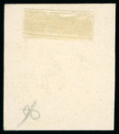 Stamp of Zanzibar » The Zanzibar Post Office (1895-1964) 1913 75c proofs in sepia on carton paper (3)