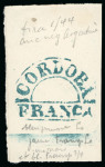 Stamp of Argentina Argentina - 1862 "Escuditos" 15c, three essays of the