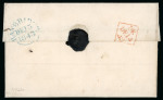 Stamp of Great Britain » 1841 1d Red 1843 (Dec. 14) entire letter from Dublin to Banbridge,