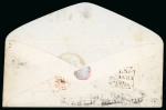 Stamp of Great Britain » 1841 1d Red France: 1850 (22 Aout) envelope to London bearing 1849-52