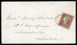 Stamp of Great Britain » 1841 1d Red 1851 (Dec. 22) envelope from Lampeter to London, bearing