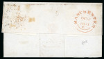 Stamp of Great Britain » 1840 1d Black and 1d Red plates 1a to 11 1841 (Oct. 25) part entire used locally in Manchester,