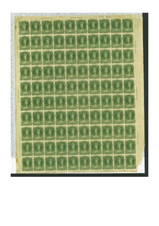 Stamp of Canada » Nova Scotia 1860-63 1c. black (white paper) and 8 1/2d. green (yellowish