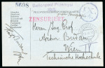 Stamp of Austria » Collections and Lots  1914-1915 The Siege of Przemysl; Collection of balloon