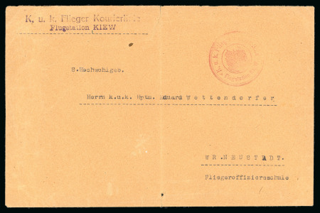Stamp of Austria » Collections and Lots  1918 Flugpost First International flights, a study