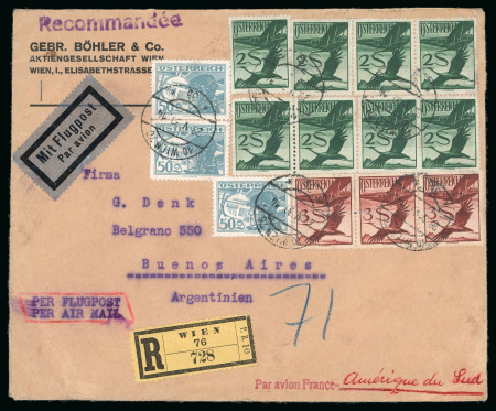 Stamp of Austria » Collections and Lots  1928-1937 Austrian Airmail across the South Atlantic,