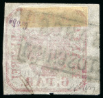 Stamp of Romania » United Principalities 1862-1864 1862, 6par carmine-red, clear to large margins, cancelled