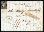 Stamp of France » Type Cérès de 1849-1850 1849, Lettre pour Vevey (Suisse), affranchissement