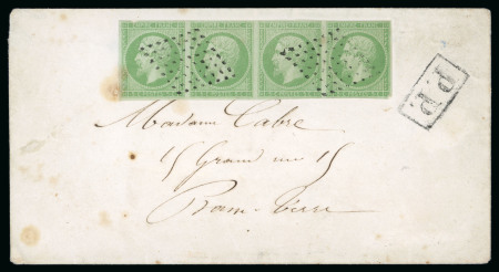 Stamp of Colonies françaises 1872, Lettre envoyée de Point-à-Pitre (Guadeloupe-Grande