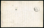 Stamp of France » Emission Cérès 1871-72 1873, Lettre pour Rio de Janeiro (Brésil), affranchissement