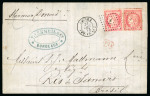 Stamp of France » Emission Cérès 1871-72 1873, Lettre pour Rio de Janeiro (Brésil), affranchissement