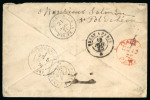 Stamp of France » Emission Cérès 1871-72 1876, Lettre pour le capitaine du trois mâts français