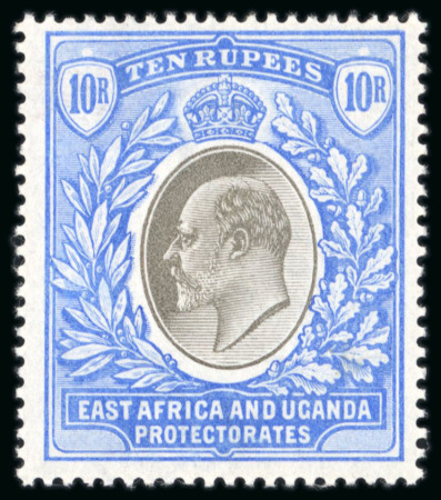 Stamp of Kenya, Uganda and Tanganyika » Kenya, Uganda and Tanganyika 1903-04 wmk CC 1R to 10R mint h.r.
