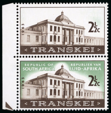 Stamp of South Africa » Transkei 1963 Transkei Assembly 2 1/2c. vertical pair from the