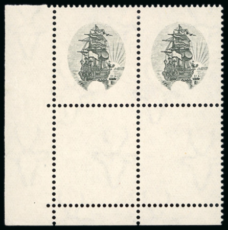 Stamp of South Africa » Union & Republic of South Africa 1930-44 1d. grey and carmine, corner marginal pair