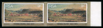 Stamp of South Africa » Union & Republic of South Africa 1975 Thomas Baines 9c mint n.h imperf. pair from the right of the sheet