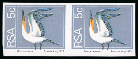 Stamp of South Africa » Union & Republic of South Africa 1974-76 5c. imperf proof pairs of the issued design