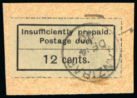 Stamp of Zanzibar » The Zanzibar Post Office (1895-1964) » Postage Dues 1926-30, used group incl. 2c on piece, 3c corner marginal,
