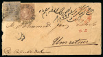 Stamp of Indian States » Jammu & Kashmir 1869 Visitor's rate cover small envelope from Srinagar