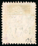 Stamp of Zanzibar » The Zanzibar Post Office (1895-1964) 1897 (Jan) 2 1/2d on 4a myrtle green used group incl. the three different surcharge types