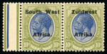 Stamp of South West Africa 1923-26 selection of the various overprint types
