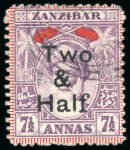 Stamp of Zanzibar » The Zanzibar Post Office (1895-1964) 1904 issue group with mint and used sets and varieties