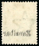 Stamp of Zanzibar » The Zanzibar Post Office (1895-1964) 1895-96 Minor varieties, broken "p" for "n" (pos.5/5)