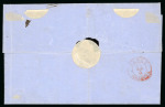 Stamp of Romania » 1858 (1st Nov.) - 1861 Moldavia - Handstruck at Jassy - Imperforate 1858 (June 9) Registered letter sent from Berland to