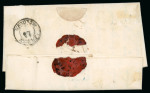 Stamp of Romania » United Principalities 1864-1865 Prince Cuza 1865 (March 30) Letter sent from Tirgu Oknel to Jassy