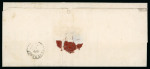 Stamp of Romania » United Principalities 1864-1865 Prince Cuza 1865 (Feb 27) Wrapper sent from Botuschani to Bucuresci