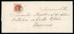 Stamp of Romania » United Principalities 1864-1865 Prince Cuza 1865 (Feb 27) Wrapper sent from Botuschani to Bucuresci