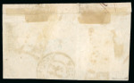 Stamp of Romania » United Principalities 1862-1864 1862-64 Fragment of letter franked with two 30par blues