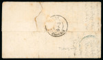 Stamp of France » Guerre de 1870-1871 TUNISIE - 1870, Lettre pour Tunis via le ballon Le