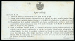 Stamp of Romania » King Carol 1871 - "With Beard" Imperforate 1871 10b yellow exceptionally fine marginal bisected