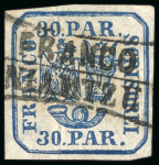 Stamp of Romania » United Principalities 1862-1864 1864 Amazing album page showing differing Franco hs