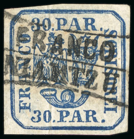 Stamp of Romania » United Principalities 1862-1864 1864 Amazing album page showing differing Franco hs