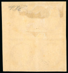 Stamp of France » Type Cérès de 1849-1850 1849, Cérès non dentelé 1 franc carmin en bloc de