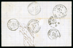 Stamp of Syria 1875, Incoming cover from Zofingen (Aargau) to Aleppo, Syria