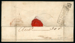Stamp of Brazil 1836 (Oct 20) consignee‘s letter from RIO DE JANEIRO,