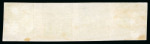 Stamp of Persia » 1868-1879 Nasr ed-Din Shah Lion Issues » 1875 Wide Spacing (SG 5-13) (Persiphila 5-9) 1875 Rouletted issue 2sh blue in mint sheet of four